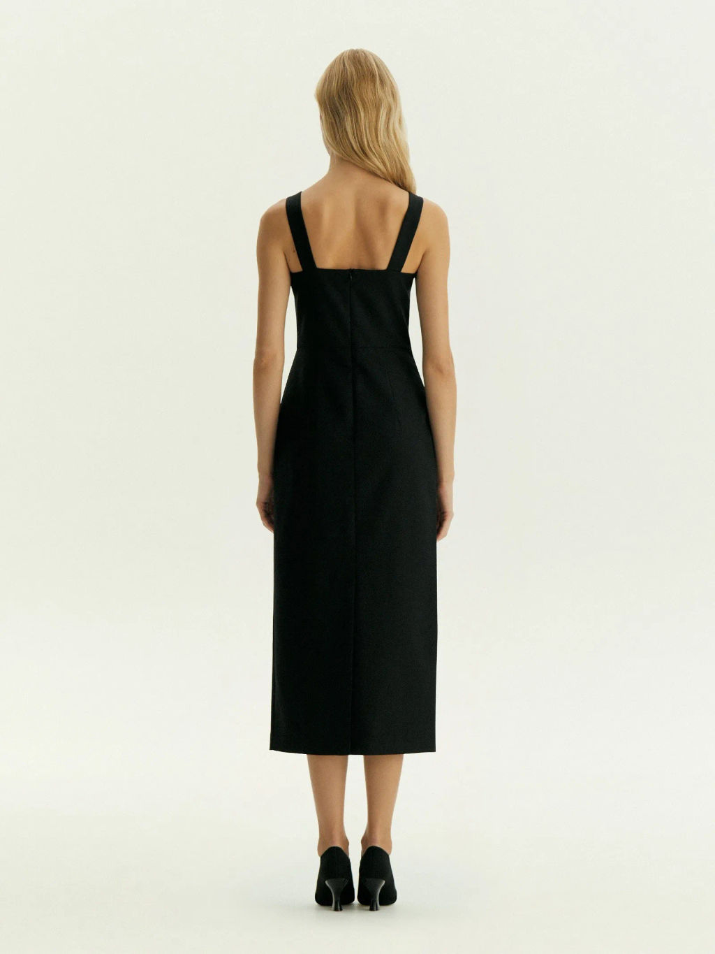 Платье макси из костюмной шерсти, PL1591/laine - Emka фото 5