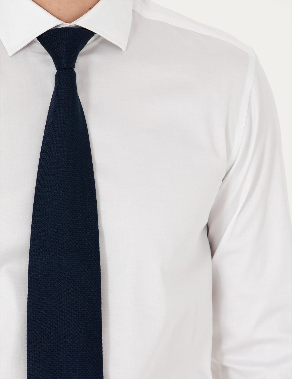 Beyaz Ex. Slim Fit Uzun Kollu Basic G_mlek - Pierre cardin фото 7