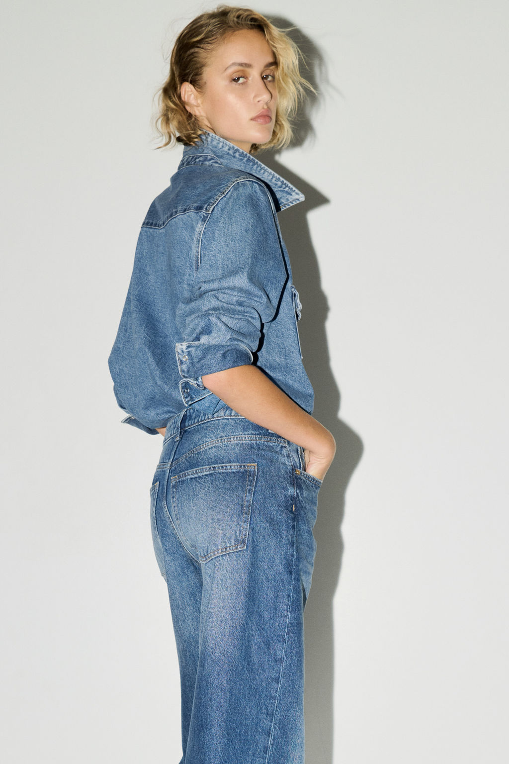 Wide Regular Jeans - H&m фото 7