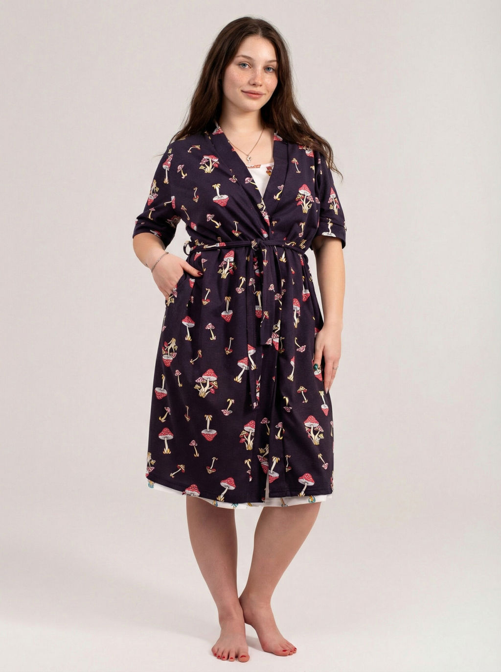 Комплект женский кулирка "АГАТА" ГРИБОЧКИ