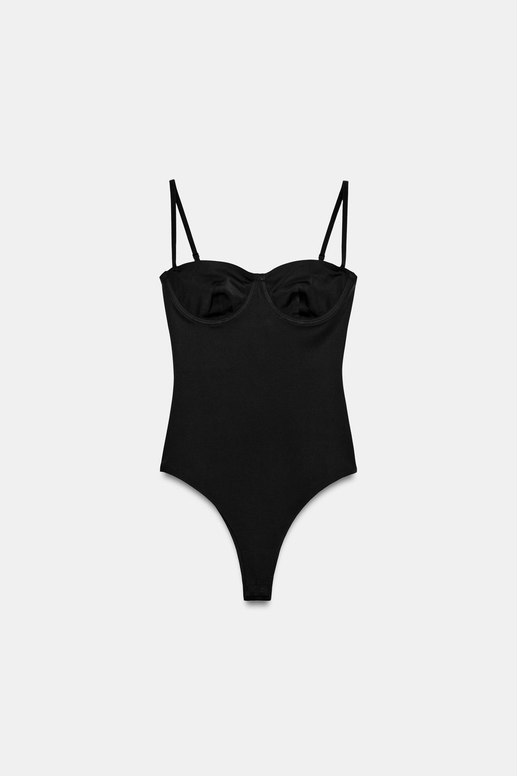 BODY LENCERO POLIAMIDA / Negro - Zara фото 4