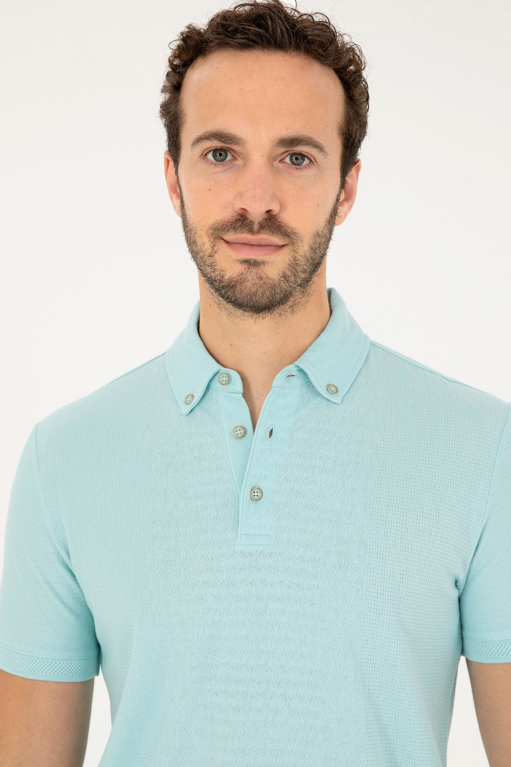 Мужская футболка водно-зеленого цвета Неожиданная скидка в корзине - U.s. polo assn фото 2