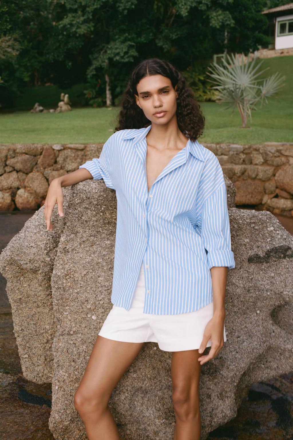 BASIC POPLIN SHIRT - Zara фото 2