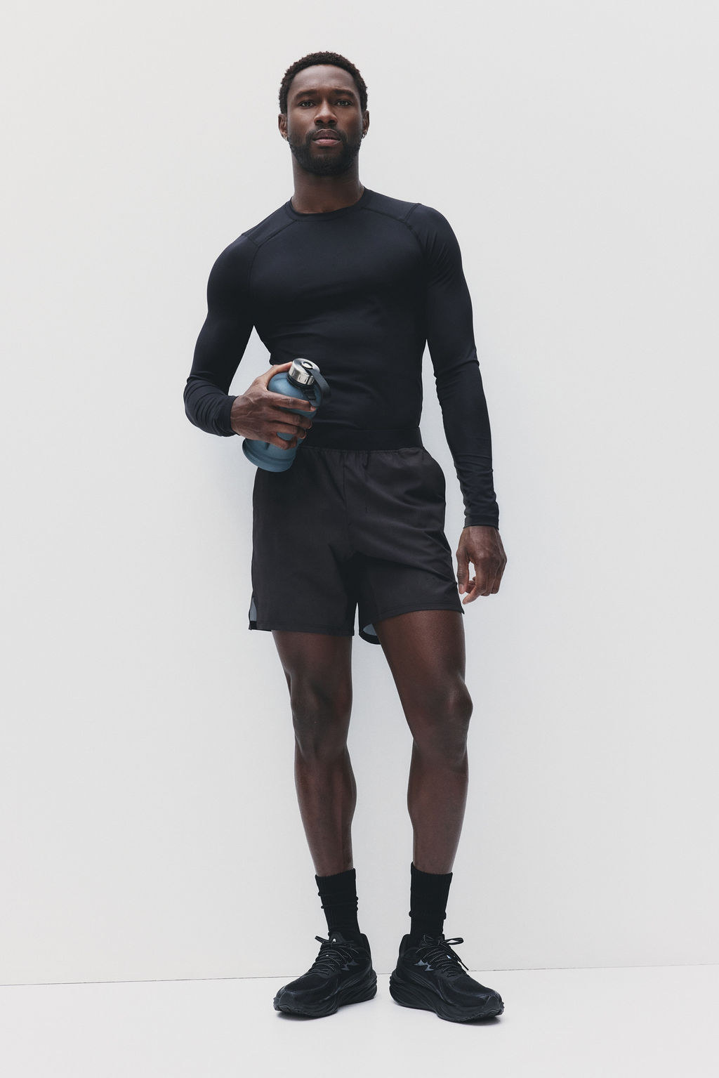 Pantal?n corto a media pierna con DryMove - H&m фото 12