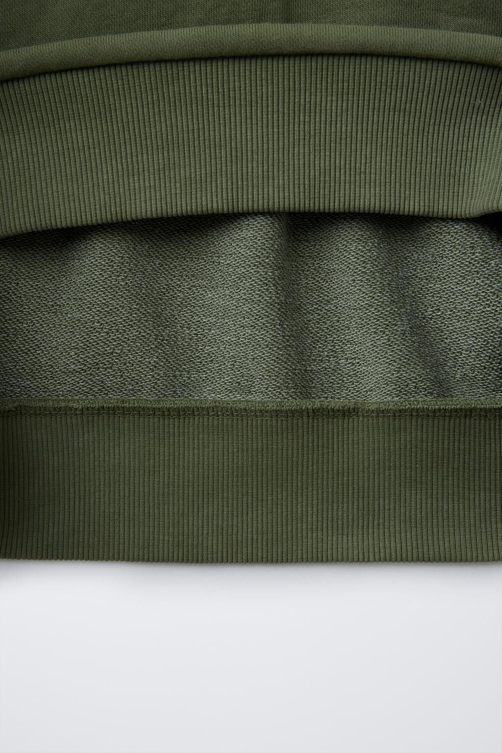 POLO SWEATSHIRT WITH LABEL - Zara фото 6