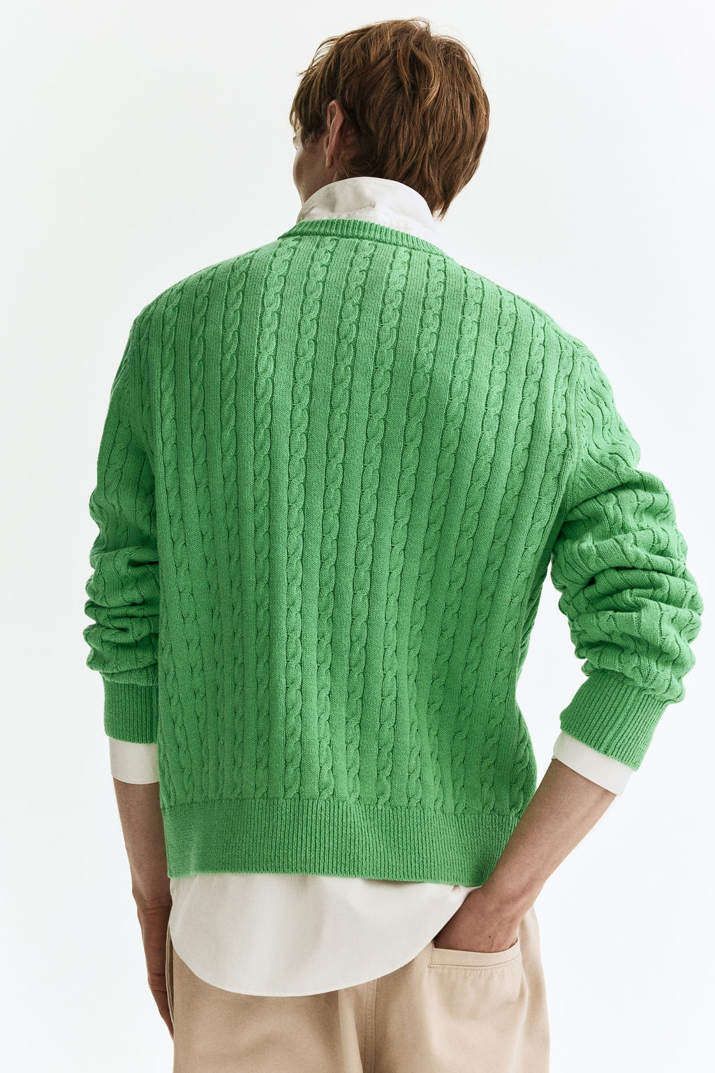 Jersey en punto trenzado Regular Fit - H&m фото 7