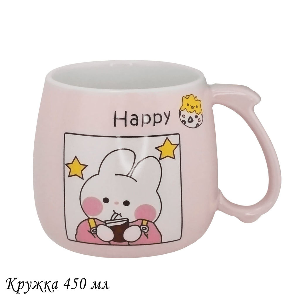315-029 Детская кружка 450мл в под.уп. (х48)Фарфор - Lenardi фото 2