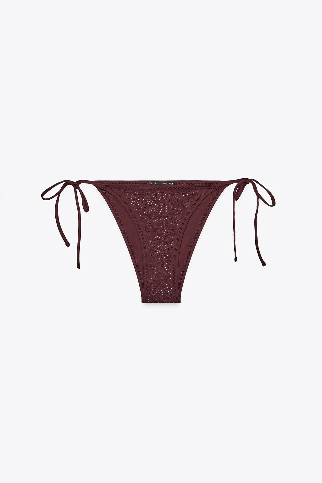 RHINESTONE BIKINI BOTTOMS - Zara фото 18