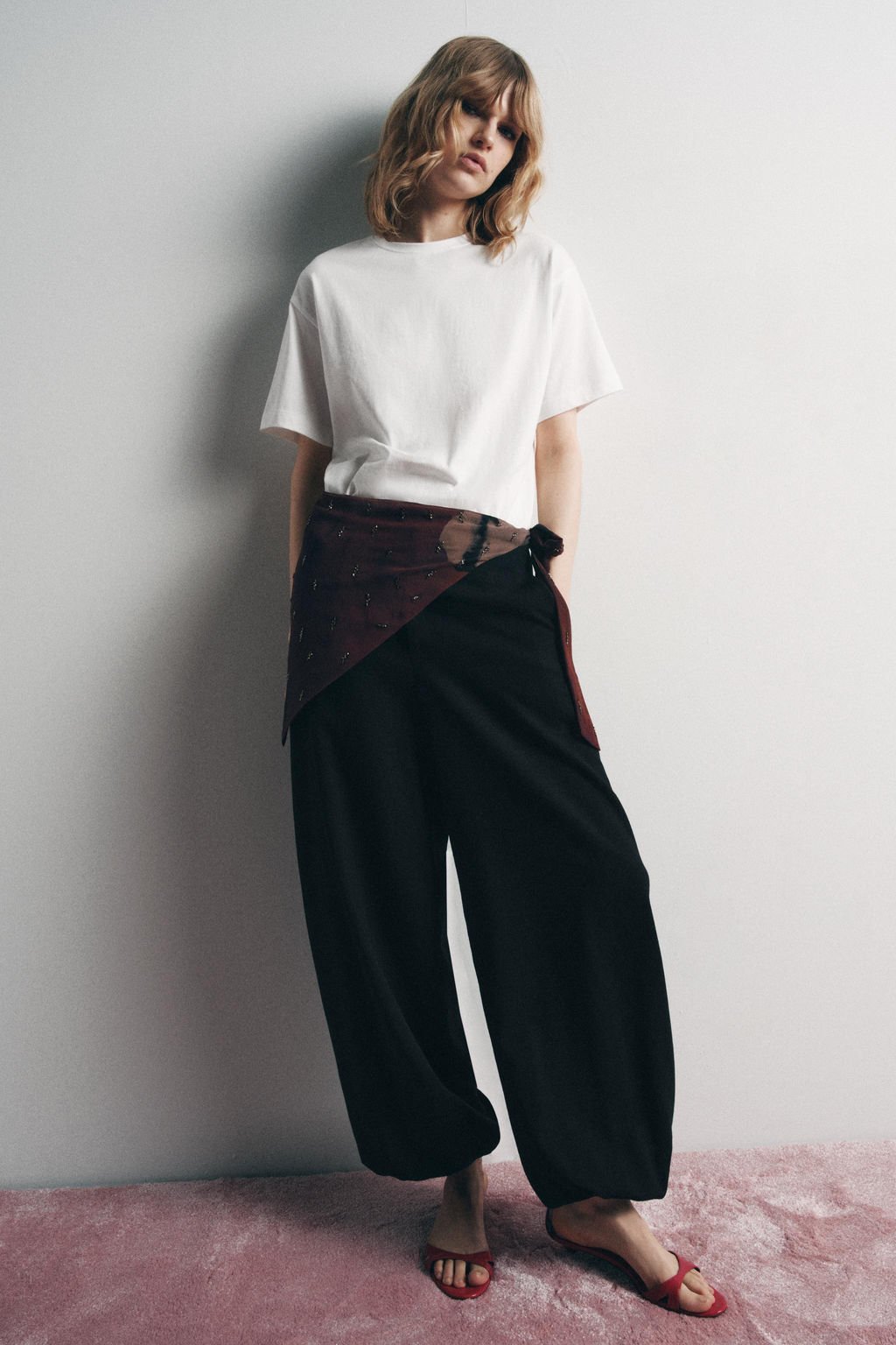 BEADED PRINTED BANDANNA - Zara фото 4