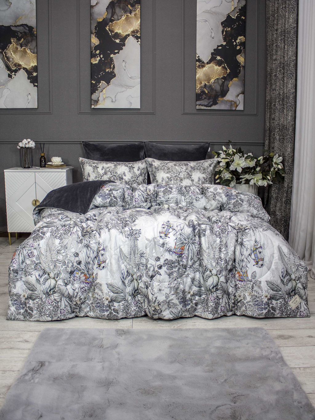 Фаворит (графит жемчуг) ABC Egypt Cotton комплект