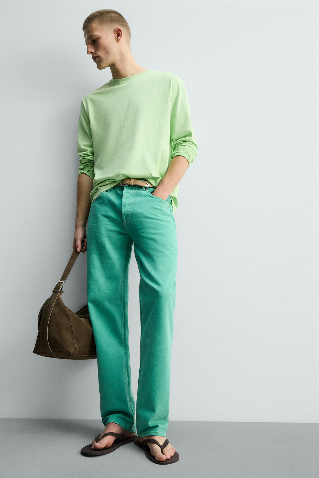 LIMITED EDITION STRAIGHT-LEG JEANS - Zara фото 16