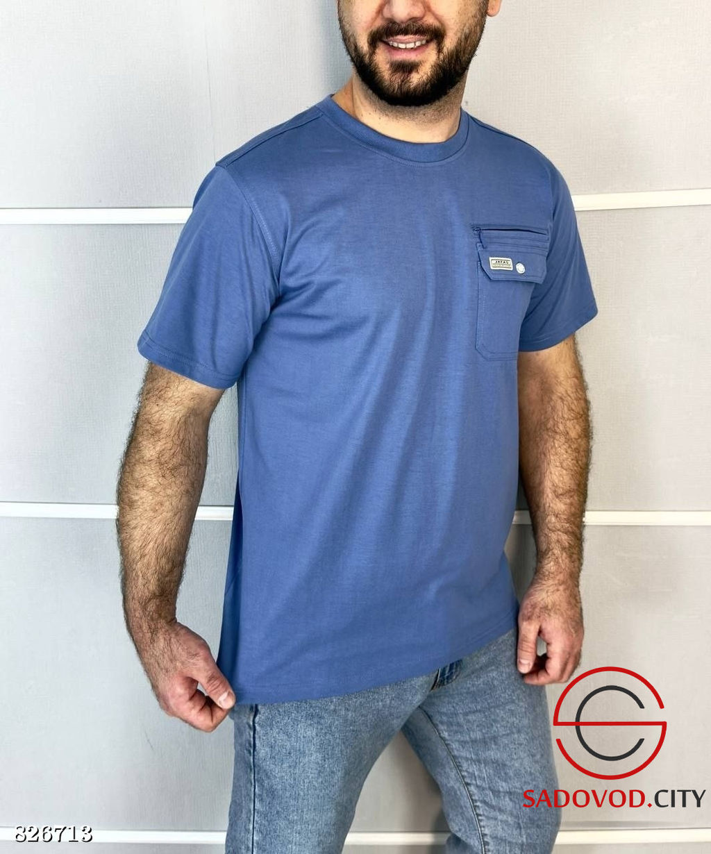 Футболка мужская из хлопка