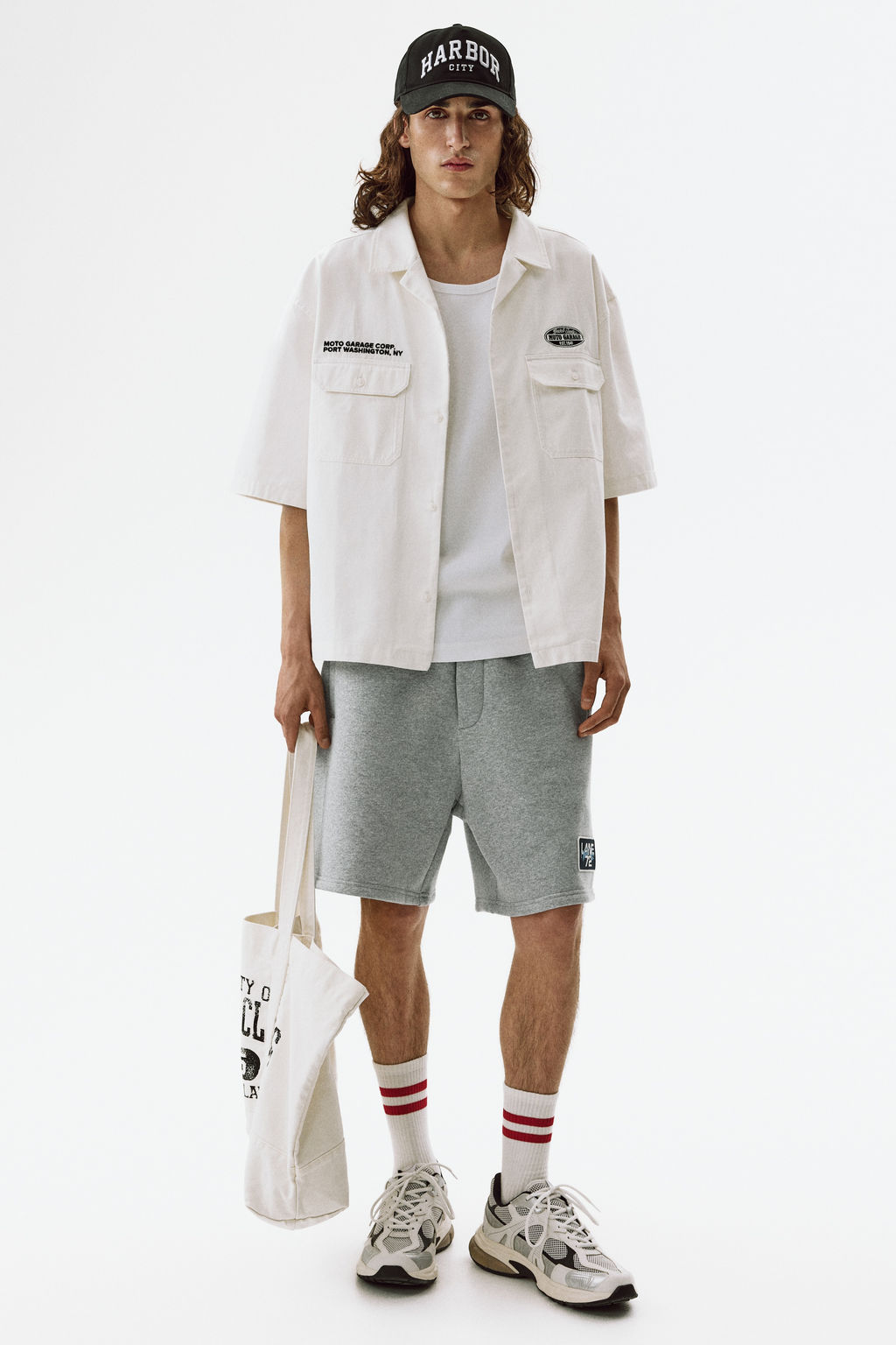 Pantal?n corto en sudadera Relaxed Fit - H&m фото 3