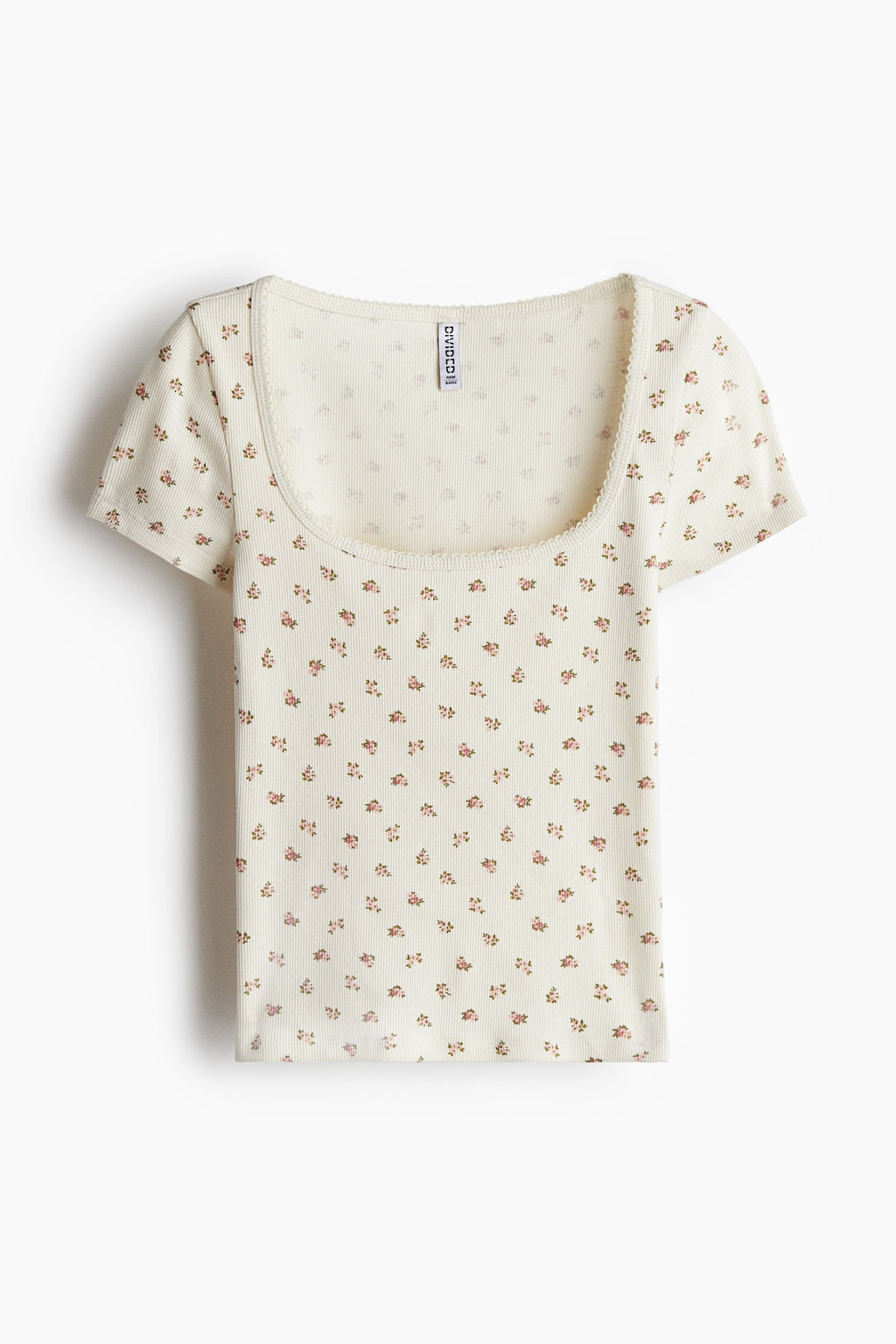 Camiseta de canal? con ribete de picot - H&m фото 5