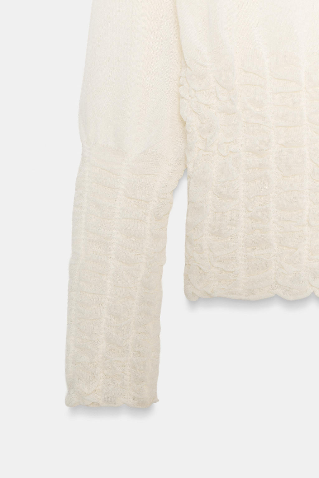 JERSEY PUNTO NIDO DE ABEJA / Crudo - Zara фото 8