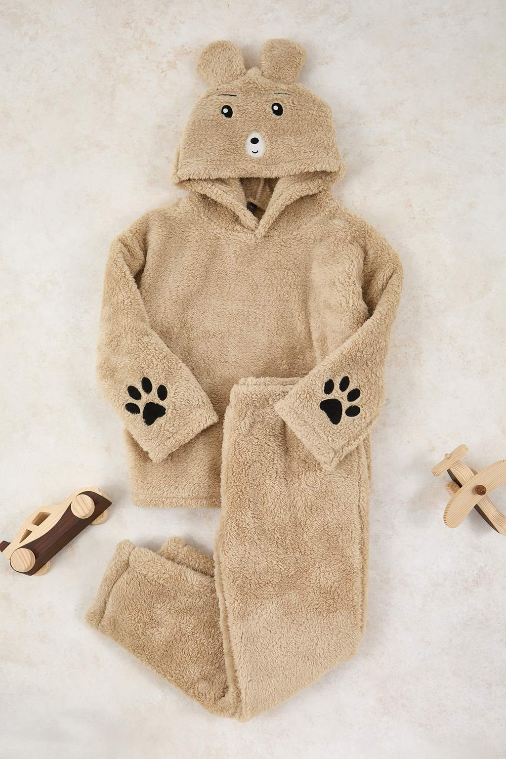 Gri Mini Me Orme Unisex Cocuk Pijama Tak?m? TKDAW26PT00015 - Trendyolmilla фото 7