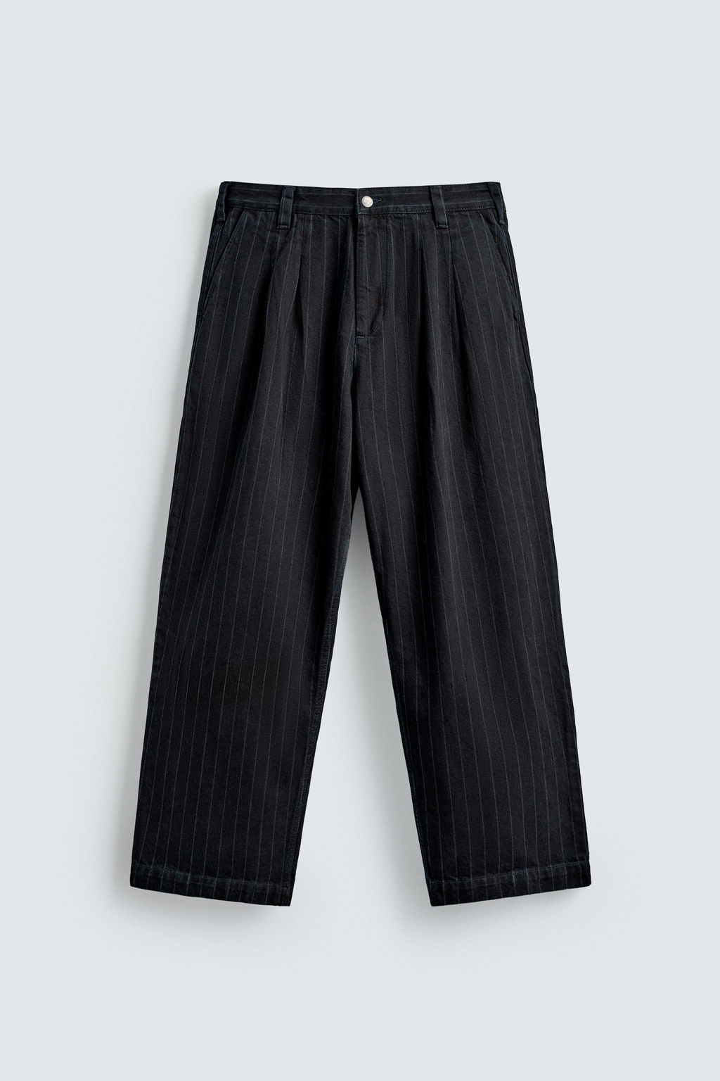 STRIPED BALLOON TROUSERS - Zara фото 6