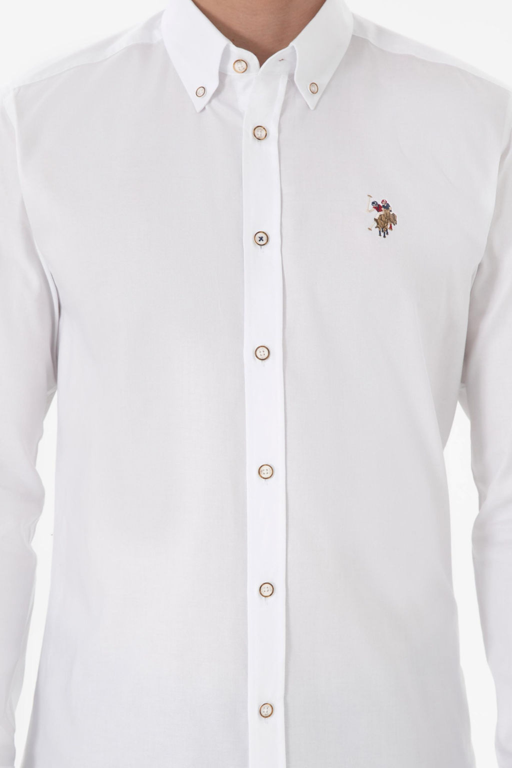 Erkek Beyaz Uzun Kollu Basic G_mlek Sepette S_rpriz _ndirim - U.s. polo assn фото 6