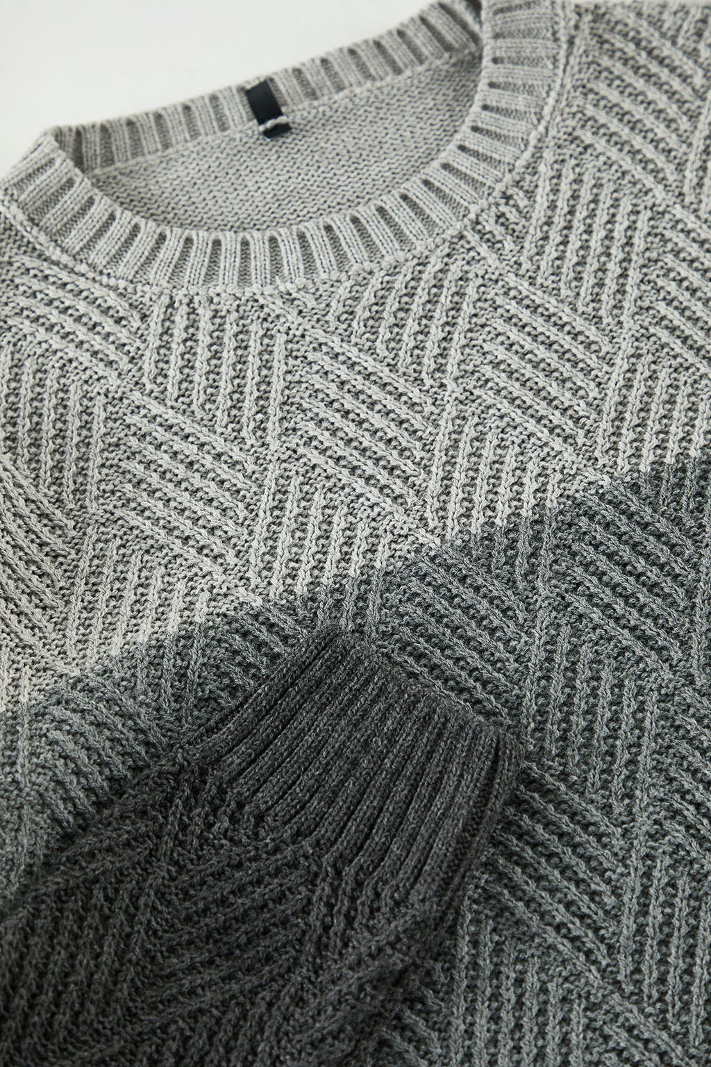 TRENDYOL MAN Indigo Regular Bisiklet Yaka Renk Bloklu Kazak TMNAW20LS0026 - Trendyolmilla фото 20
