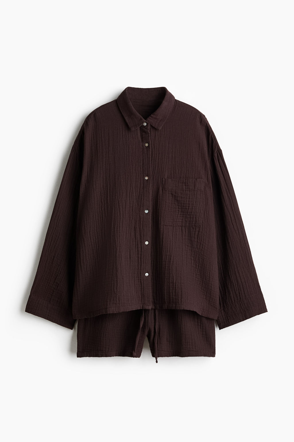 Camisa y pantal?n corto de pijama - H&m фото 8