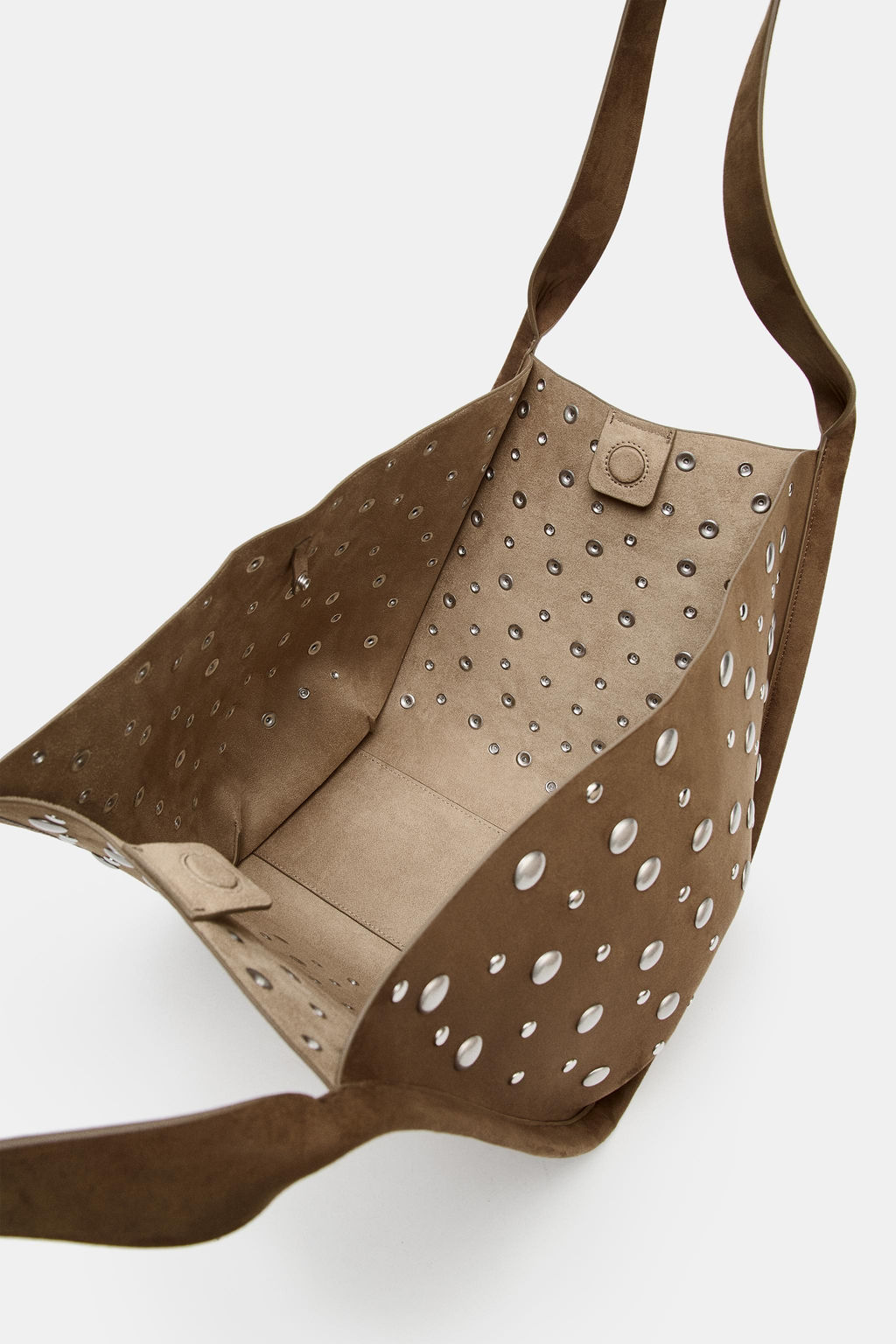 CITYBAG TACHAS / Marr?n - Zara фото 8