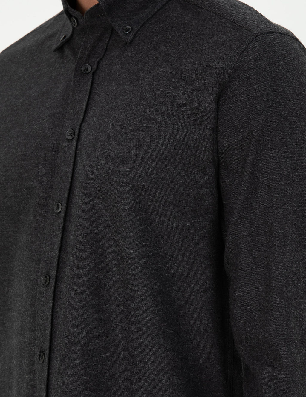 Siyah Regular Fit Uzun Kollu G_mlek - Pierre cardin фото 7
