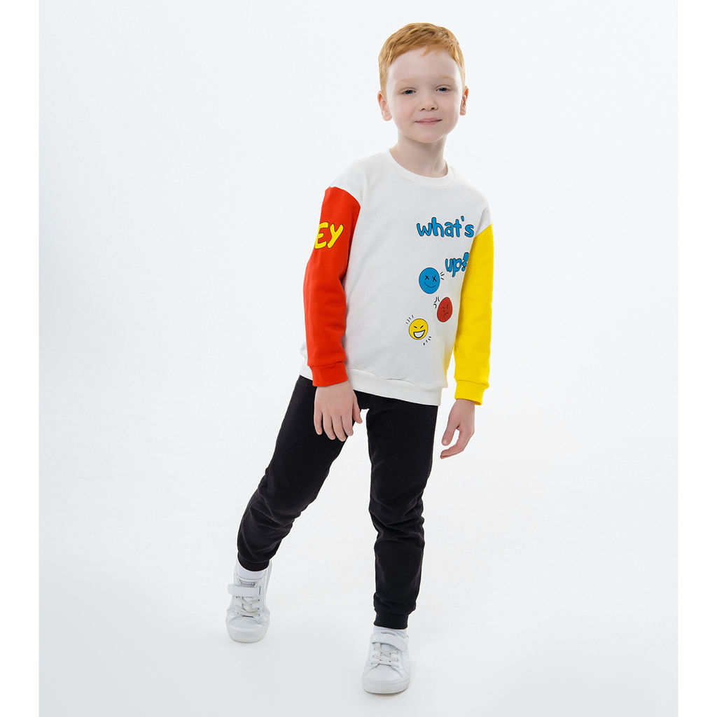 Спортивный костюм футер 2х нитка начёс 8689310102 8689310102 купить оптом по цене 974 ?| Фабрика детской одежды Юлла - Youlala фото 10