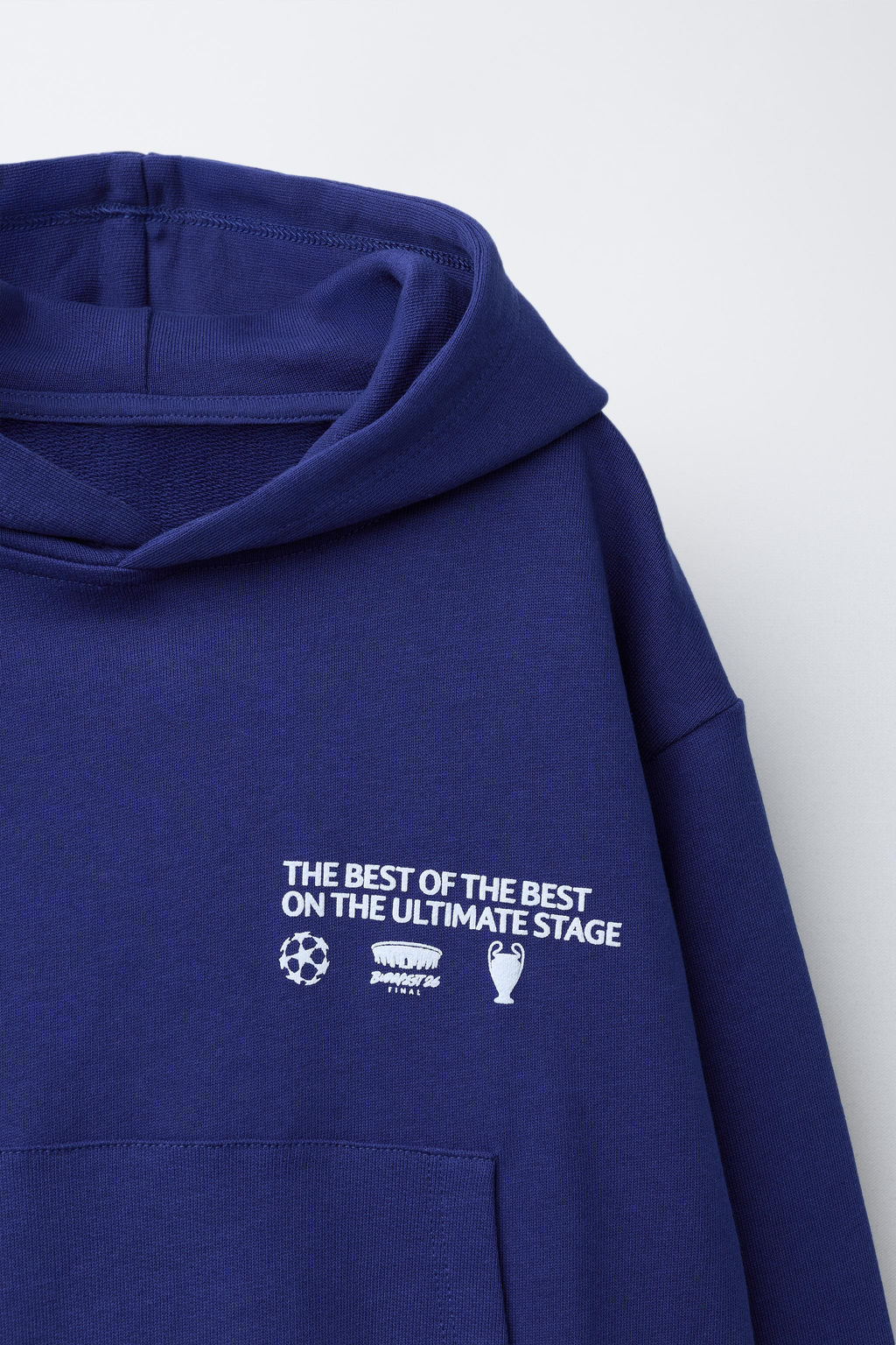 SUDADERA CAPUCHA UEFA CHAMPIONS LEAGUE ® / Azul - Zara фото 3