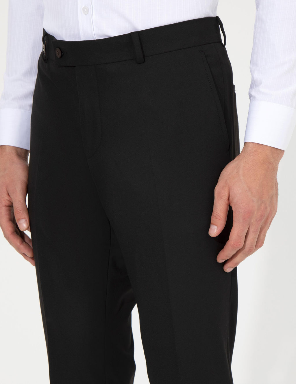 Siyah Slim Fit Kuma_ Pantolon - Pierre cardin фото 6