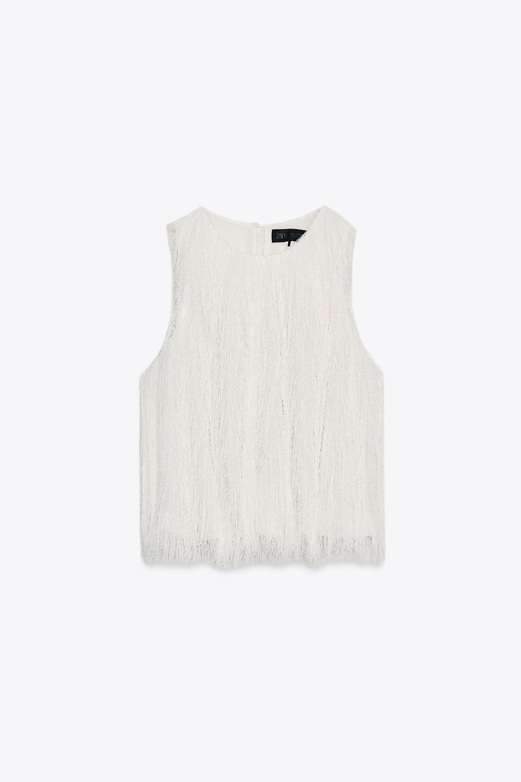 FRINGED CROP TOP - Zara фото 7