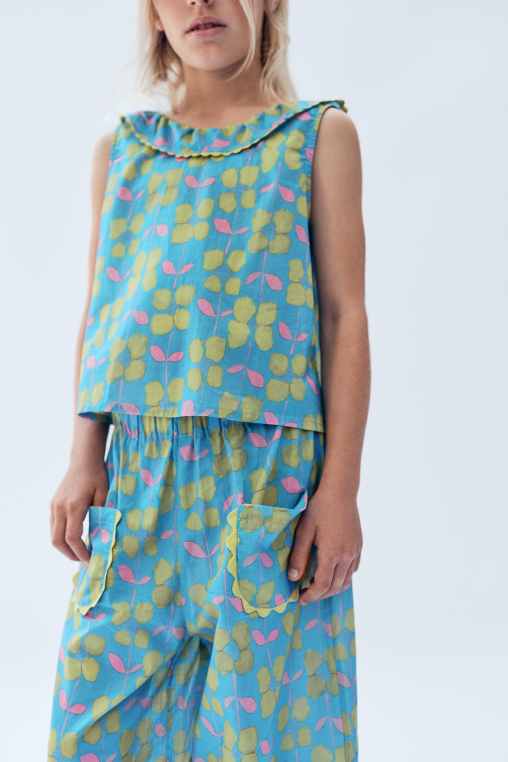 2-14 A?OS/ PANTAL?N CULOTTE ESTAMPADO FLORES LIMITED EDITION / Estampado - Zara фото 6