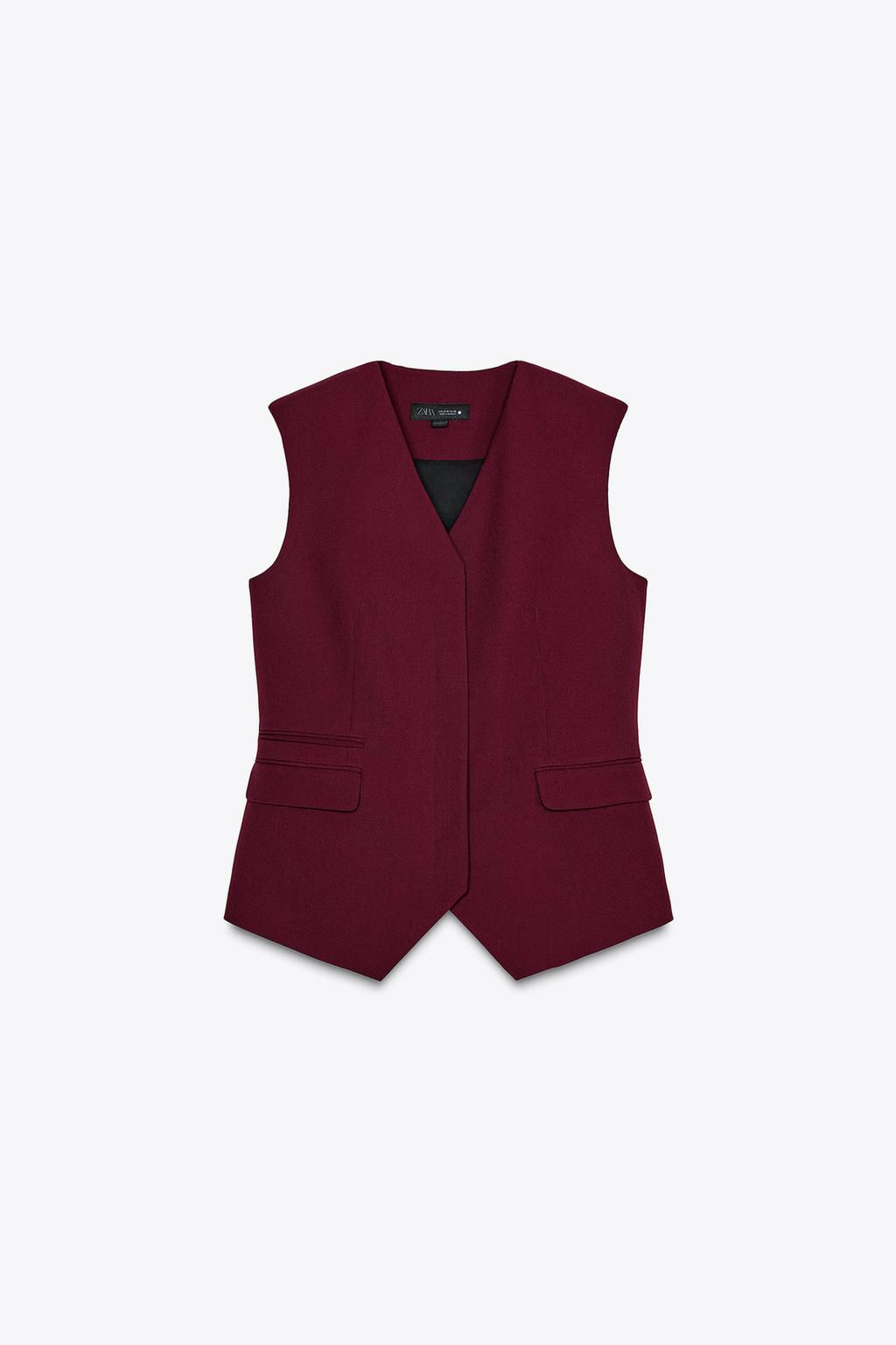 ZW COLLECTION WAISTCOAT WITH POCKETS - Zara фото 5