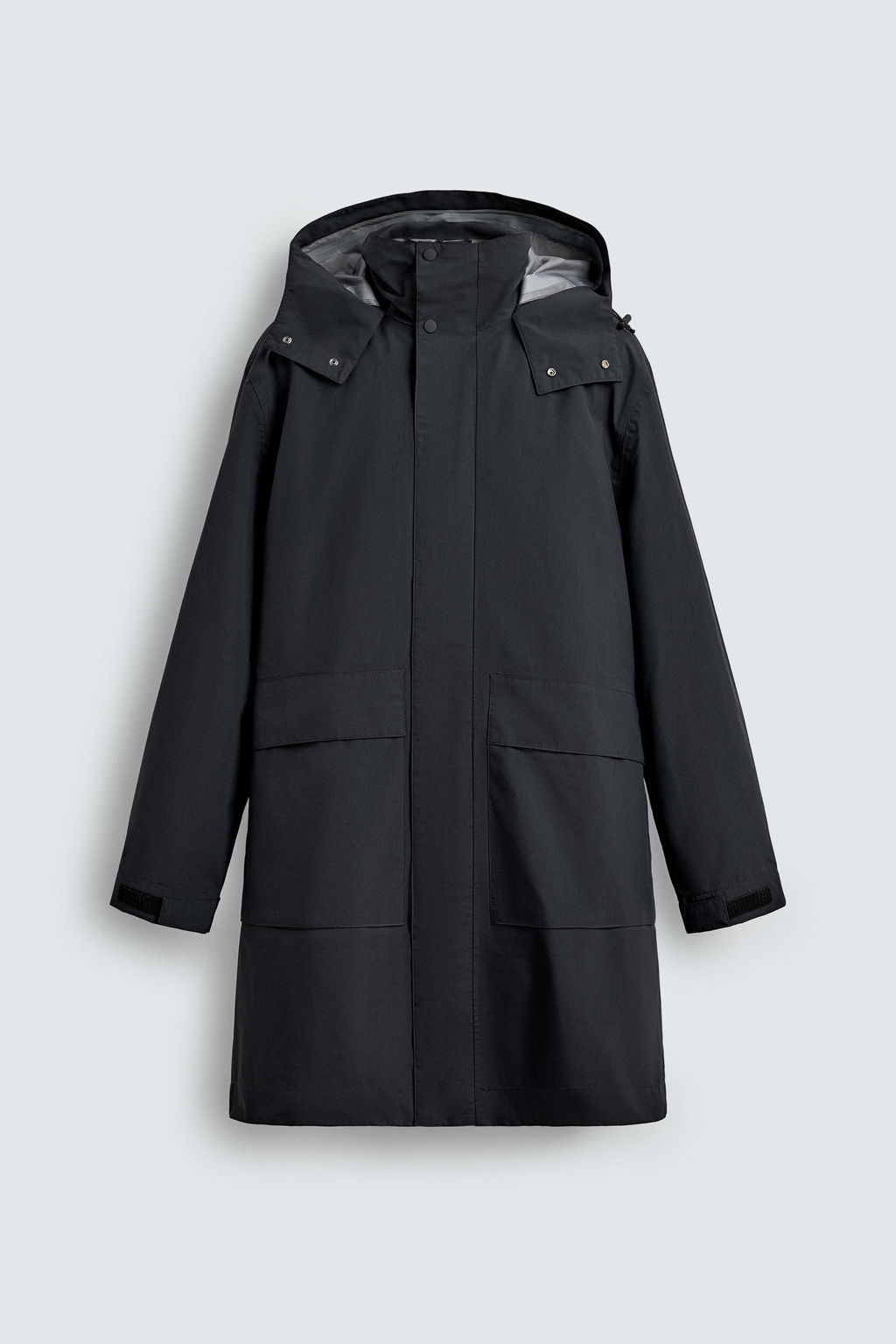 WATER-REPELLENT DETACHABLE TECHNICAL PARKA - Zara фото 10