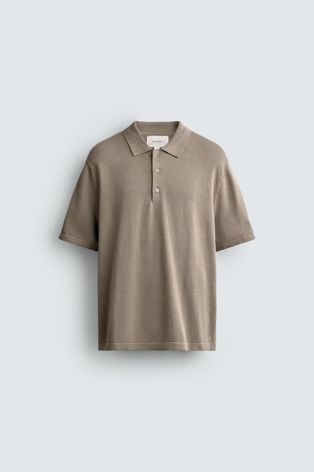 POLO PUNTO REGULAR FIT / Gris topo