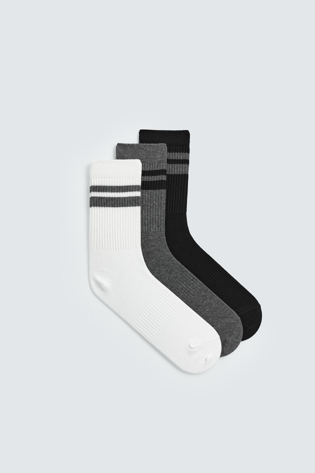STRIPED SOCKS 3-PACK - Zara фото 2