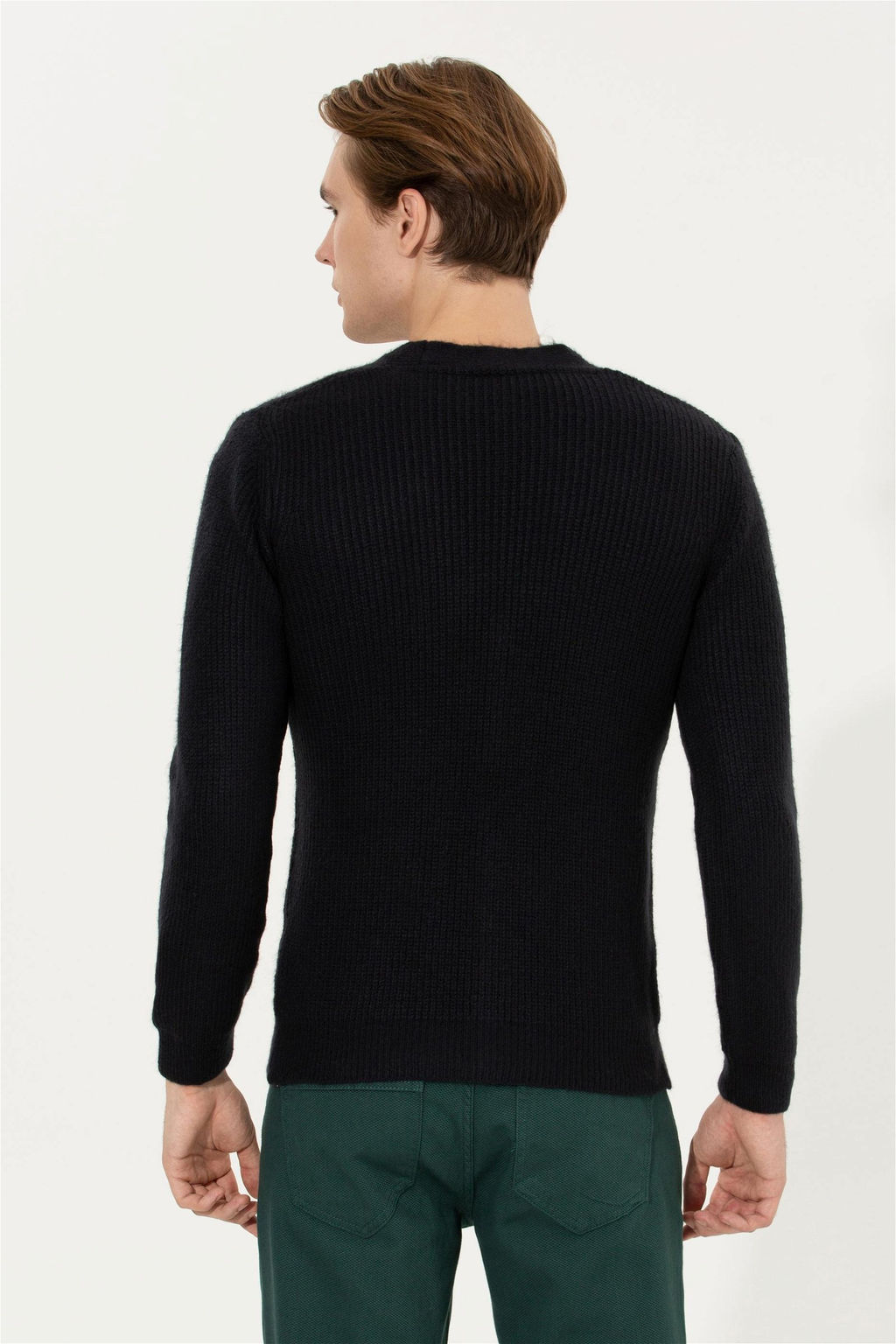 U. S. Polo Assn Мужской темно-синий трикотажный кардиган - U.s. polo assn фото 11