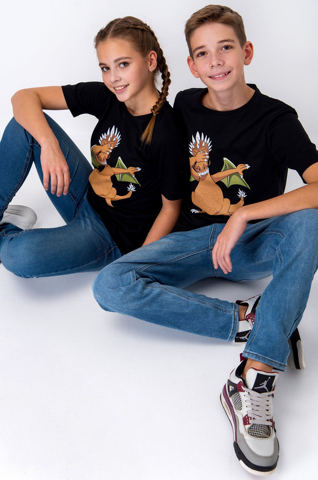 Детская футболка с принтом дракон Happy Fox  фото 10