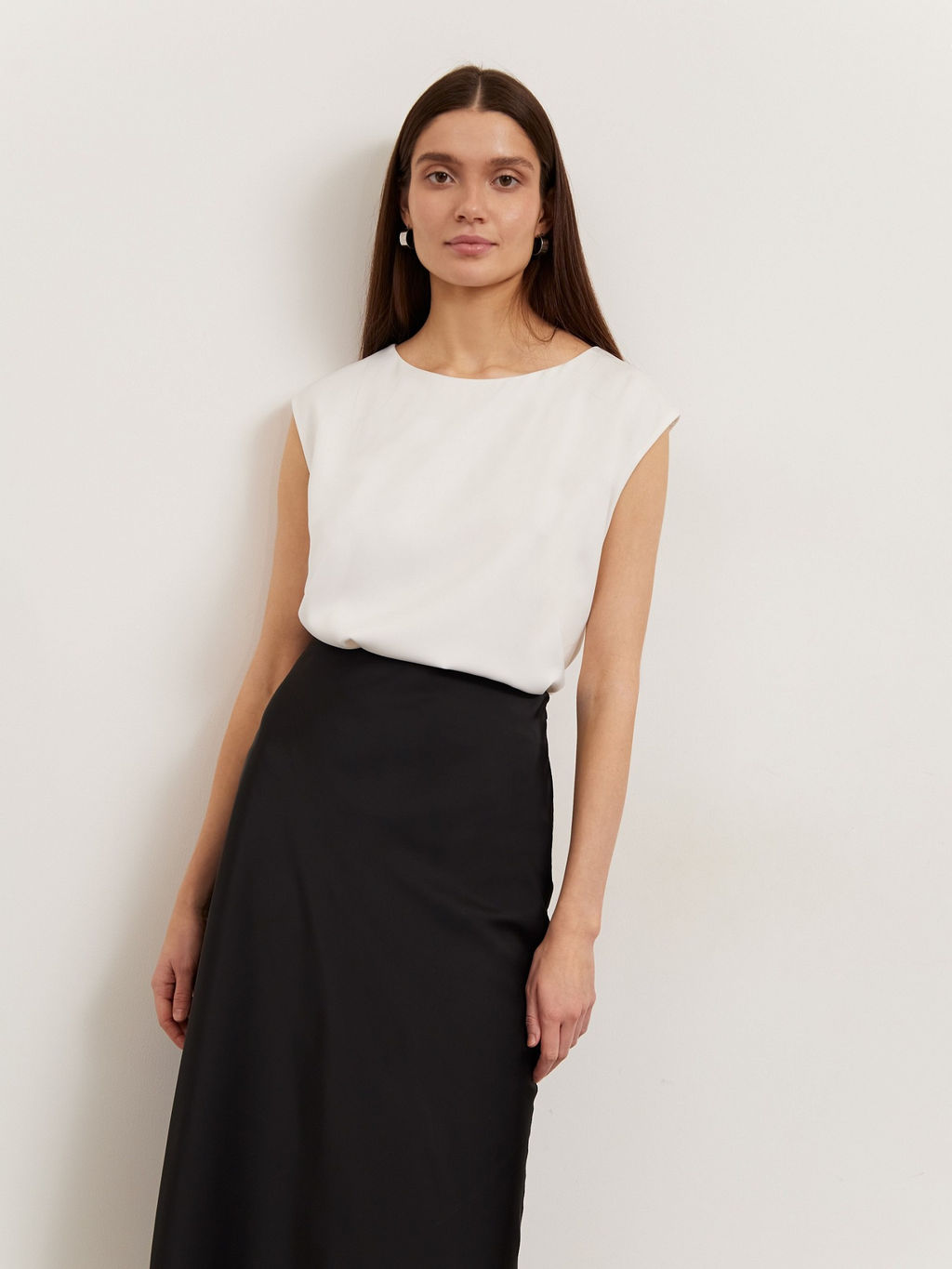 Однотонный топ B2815/snowdrop - Emka фото 2