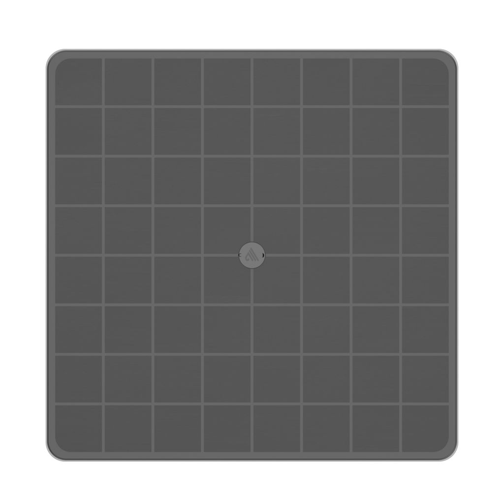 Стол квадратный "Атлант" 800мм (графит) М8860