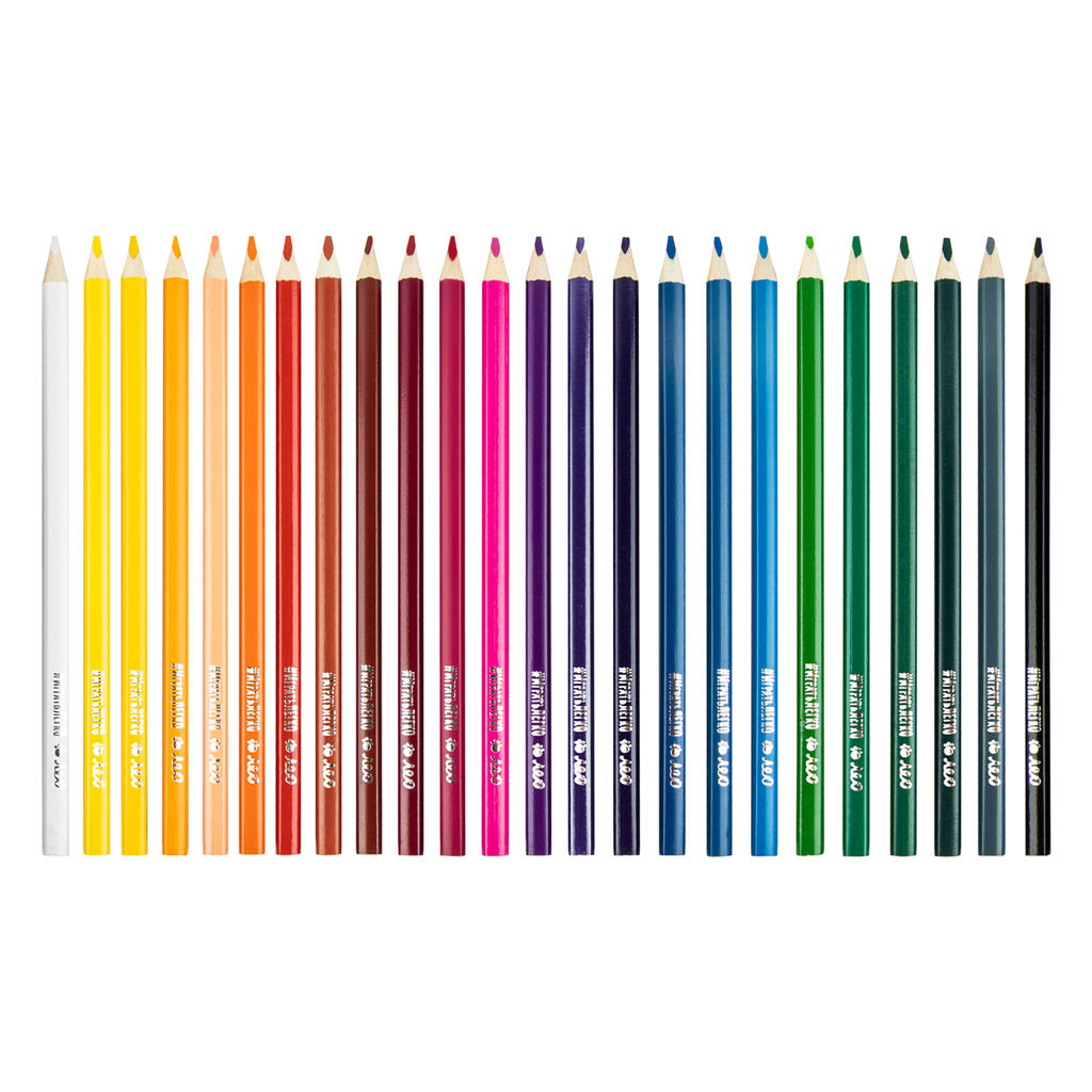 Лео Играй Набор цветных трехгранных карандашей LGCP-24 заточенный 4 х 24 цв - Vista-artista фото 4