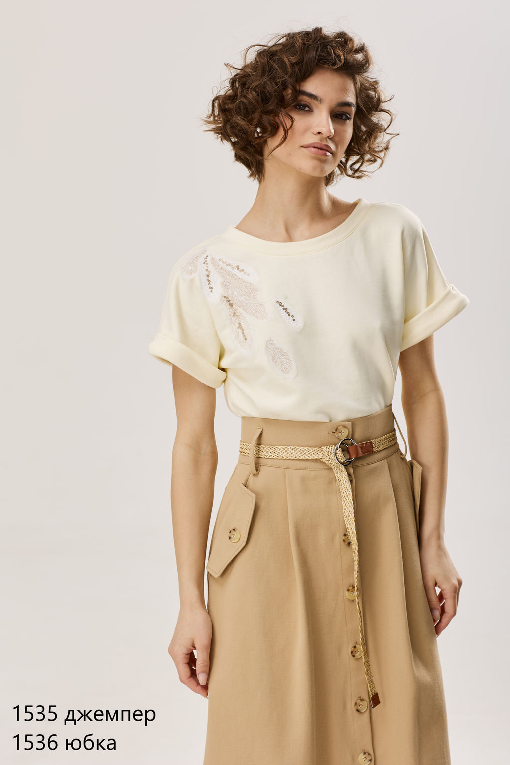 1535 Джемпер - Niv niv fashion фото 4