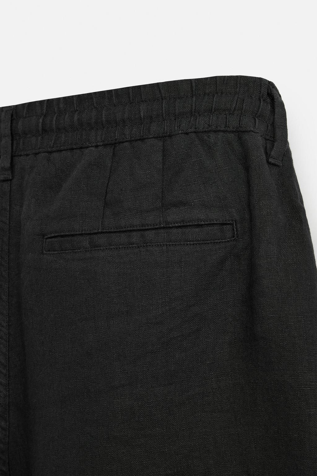100% LINEN BERMUDA SHORTS - Zara фото 10