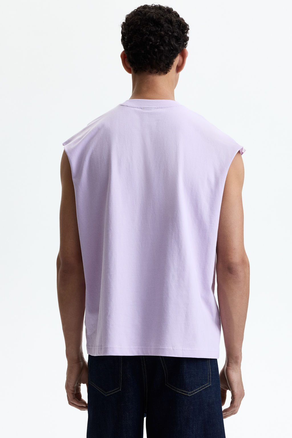 Camiseta sin mangas en algod?n Relaxed Fit - H&m фото 9