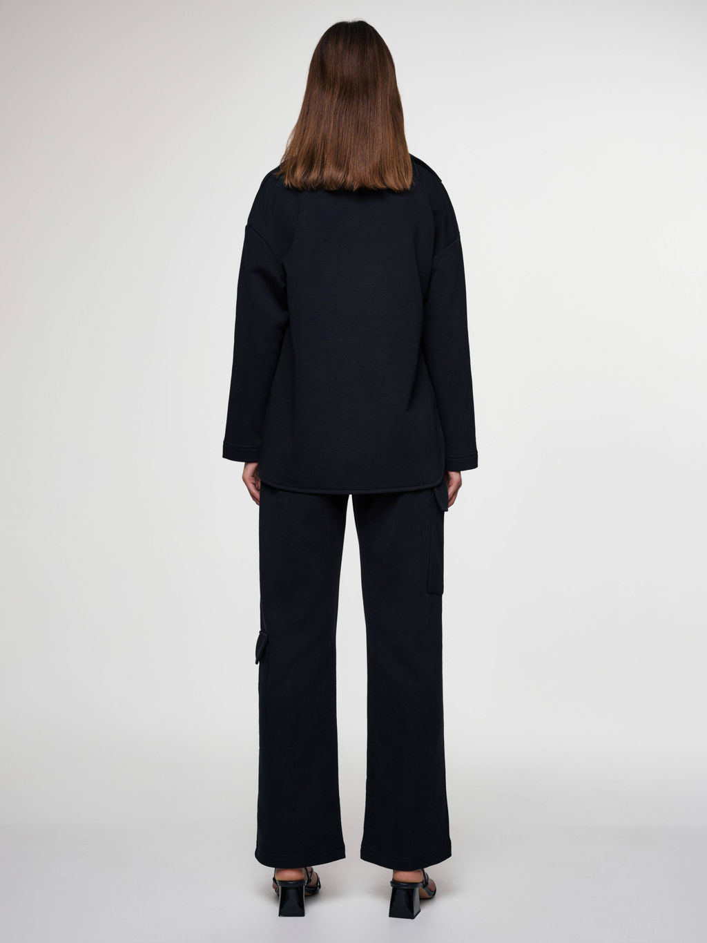 CONTE Брюки из футера с накладными карманами LBK 2584 black - Conte elegant фото 9