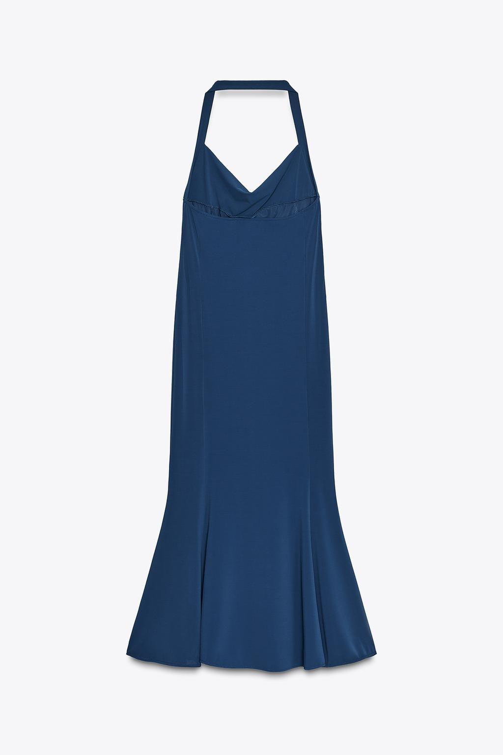 FLOWING HALTER DRESS - Zara фото 7