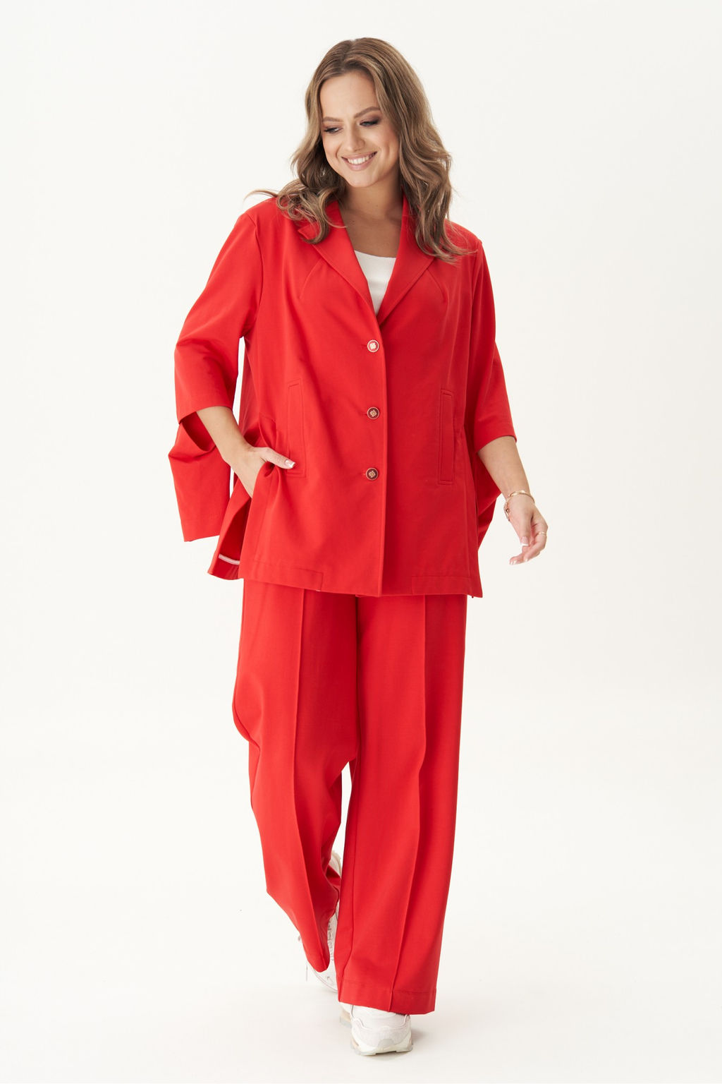 Костюм брючный 4777 красный