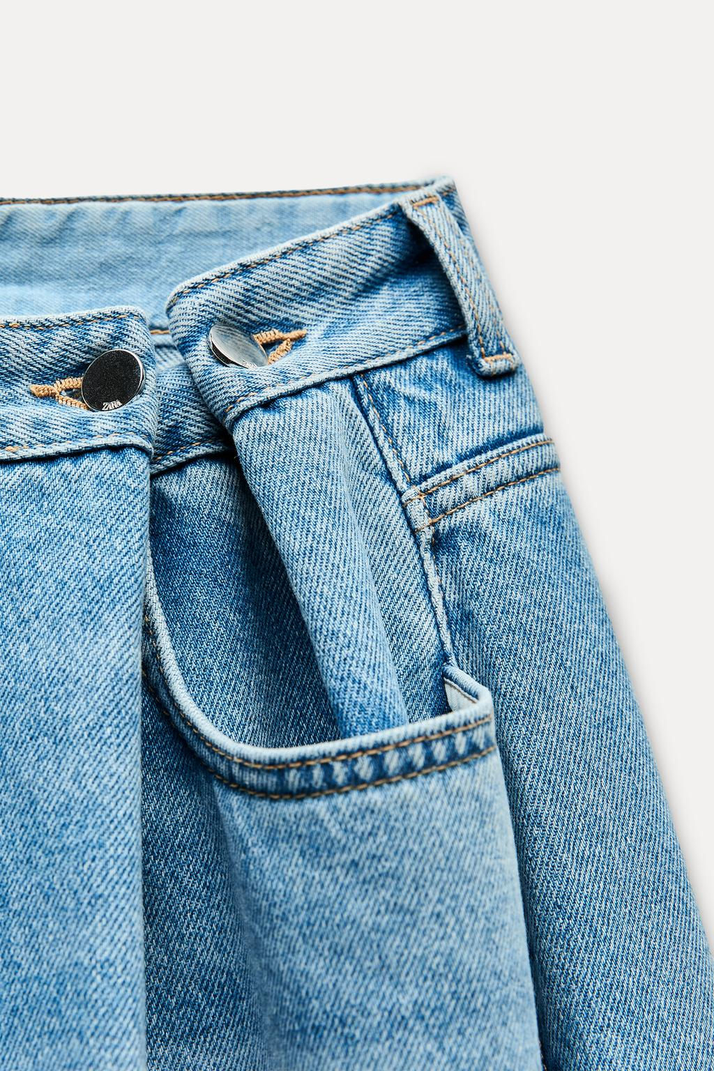 Z1975 LOOSE-FIT WIDE-LEG JEANS - Zara фото 4