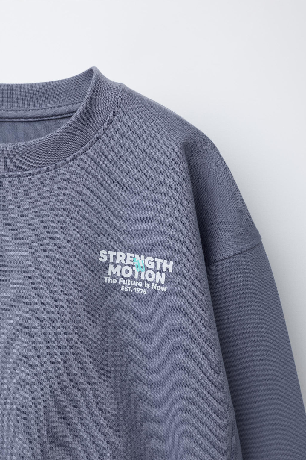 TEXT PRINT SWEATSHIRT AND JOGGERS SET - Zara фото 6