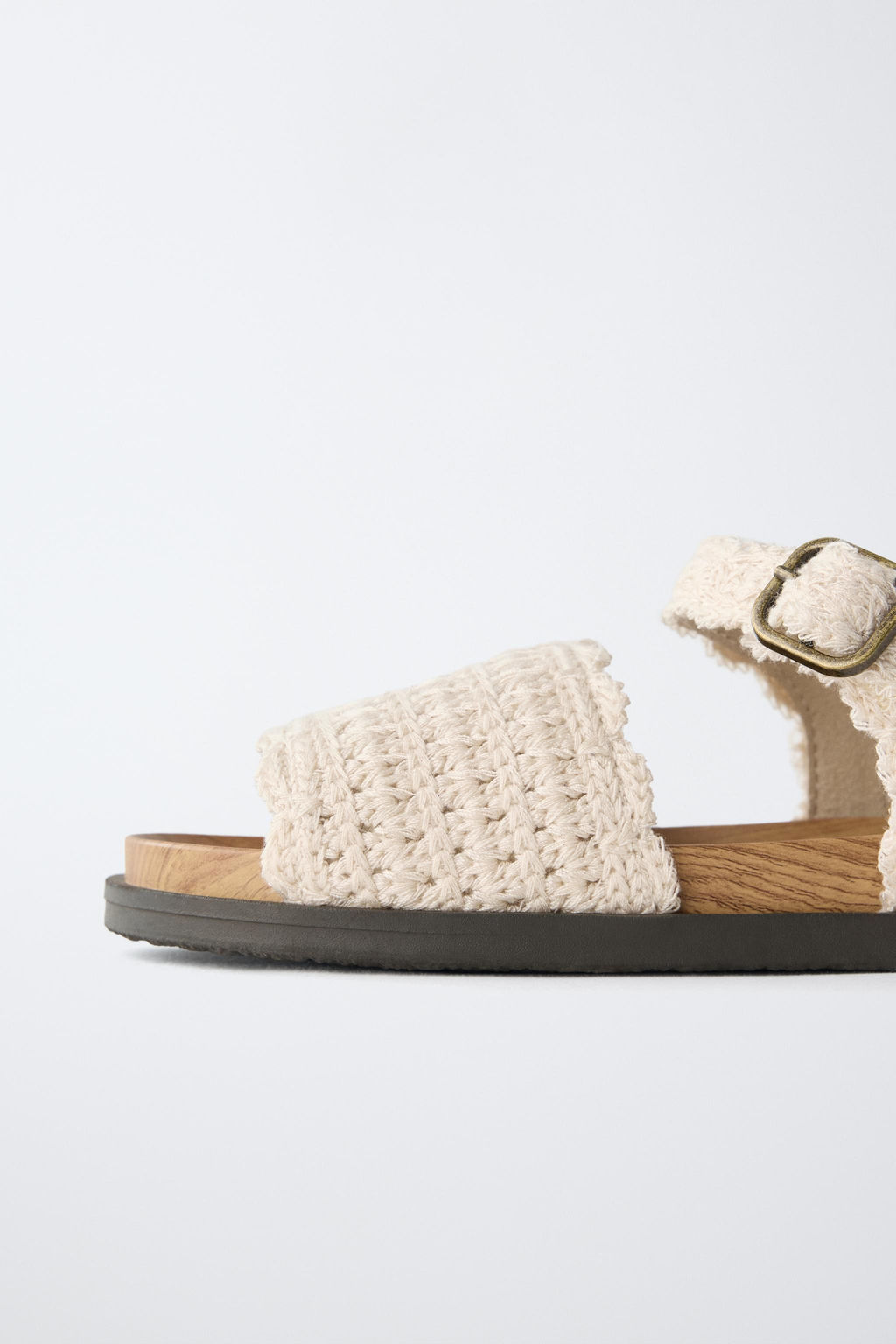 SANDALIA CROCHET CEREZAS / Blanco Crudo - Zara фото 7