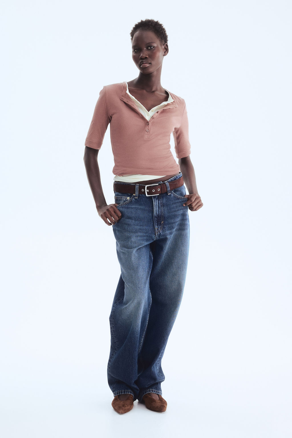 Top en algod?n pima - H&m фото 4